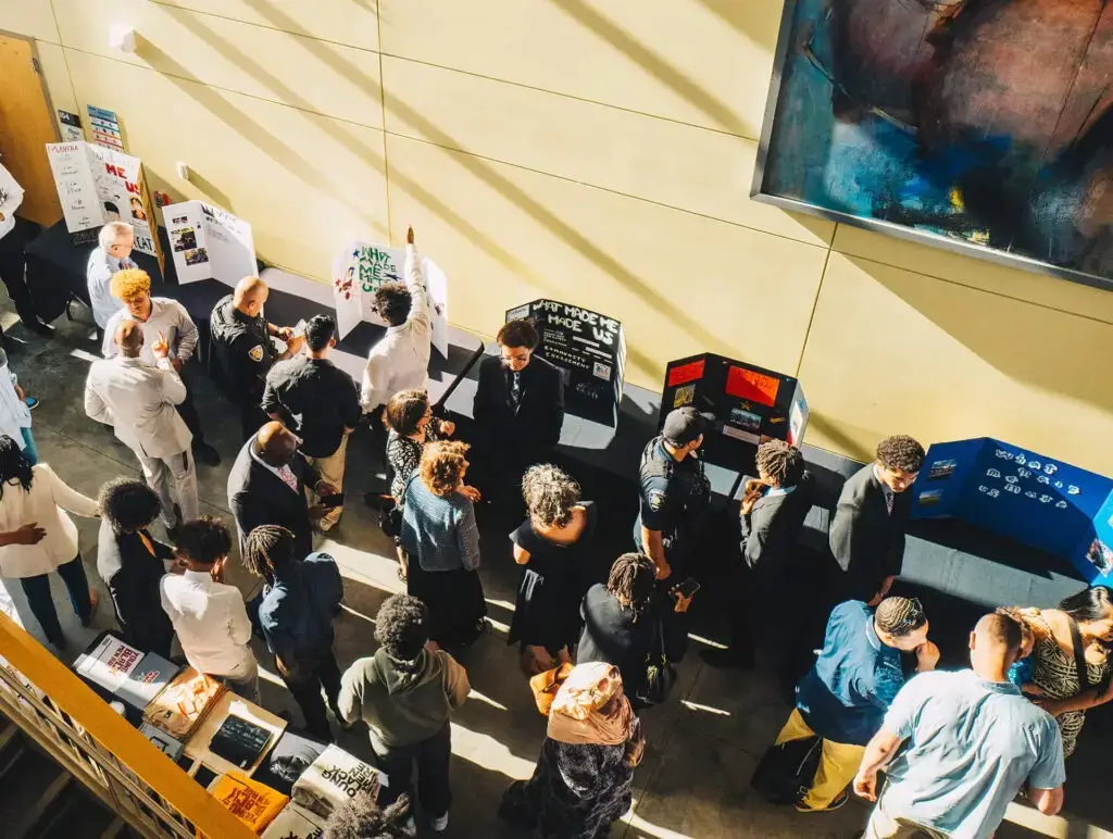 The community showcase brings the entire community together. Photos by Evan Luecke.